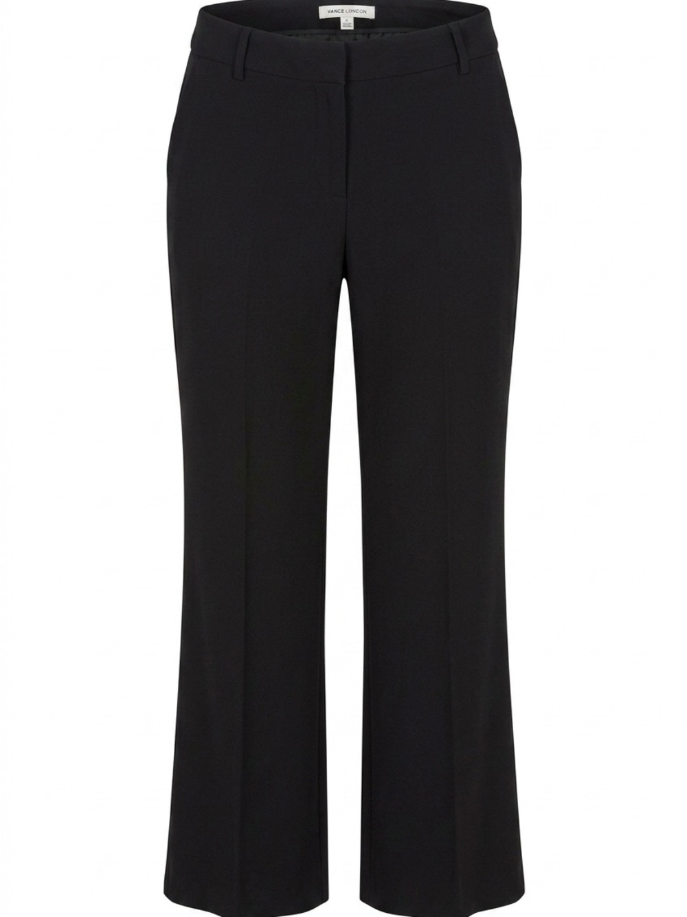 Van Heusen Black Boot-Cut Dress Pants